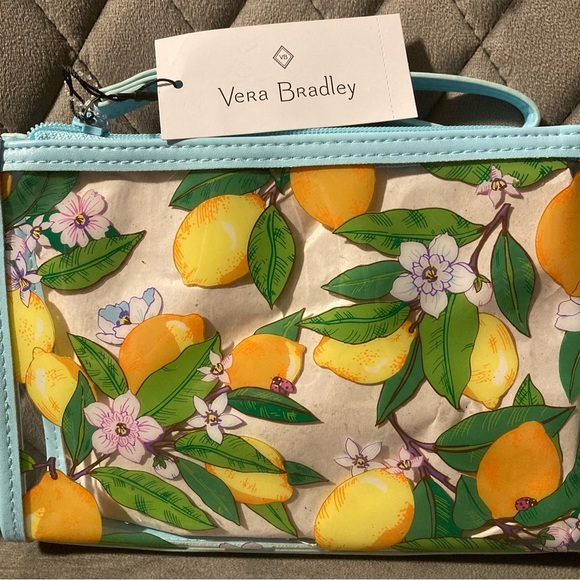 Vera Bradley Handbags - VERA BRADLEY CLEAR LEMON BAG🍋